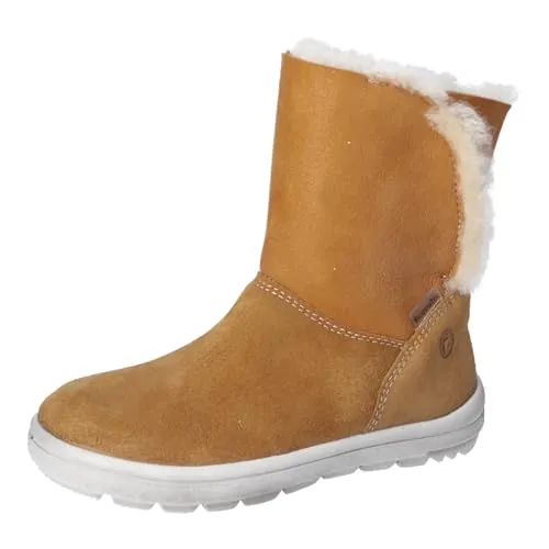 Ricosta Stiefel Veloursleder - Wasser- und kälteabweisend - Wanderschuhe für Kinder mit Ricosta-Tex Ausstattung, atmungsaktiv und kuschelig warm gefüttert. Ideal für den Herbst- und Winterlook mit einfachem Ein- und Ausstieg durch den Reißverschluss.