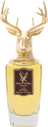 Pana Dora Oud Republic - 100ml Extrait de Parfum für Herren - Unisex Parfüm mit langanhaltendem, konzentriertem Duft aus Jasmin, weißem Moschus und Amber. Ideal für besondere Anlässe.