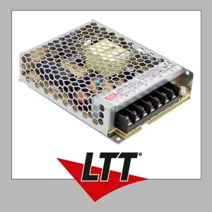 MEANWELL Schaltnetzteil 108W / 24V - Zuverlässige Stromversorgung - Kompaktes Schaltnetzteil mit 4,5 A, universellem Eingang und fein einstellbarer Ausgangsspannung. Ideal für den professionellen Einsatz mit Überlastschutz und LED-Anzeige.