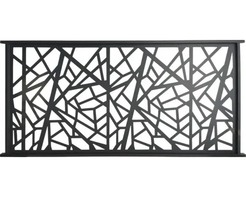 Zaunfeld Amsterdam 200 x 100 cm anthrazit - Gartenzäune: Hochwertige Aluminium-Dekorzaunmatte, langlebig und korrosionsbeständig mit witterungsbeständiger Pulverbeschichtung für langanhaltende Freude.