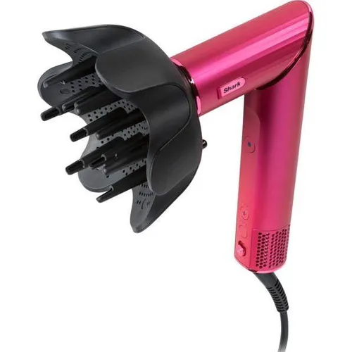 Shark FlexStyle 5-in-1 Haartrockner in Malibu Pink - Vielseitiger Haartrockner und Haarstyler mit 1.400 Watt, 5 Stylingaufsätzen und 3 Power- sowie Hitzestufen für individuelles Styling. Ideal für alle Haartypen und perfekt für unterwegs!