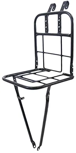 Gepäckträger Hollandrad vorne VR Träger schwarz - Gepäckträger für 24-28" Rahmen, ideal für die Lenkermontage. Mit einer Tragfähigkeit von bis zu 25 kg und einer kompakten Beladefläche von 30 x 30 cm.