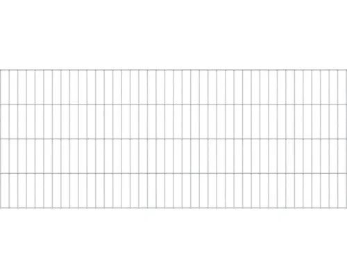 Alberts Doppelstab-Gittermatte 2000x800 mm, feuerverzinkt - Gartenzäune | Robuste Doppelstabmatte für langlebige Einzäunung, feuerverzinkt für optimalen Korrosionsschutz und Wetterbeständigkeit.