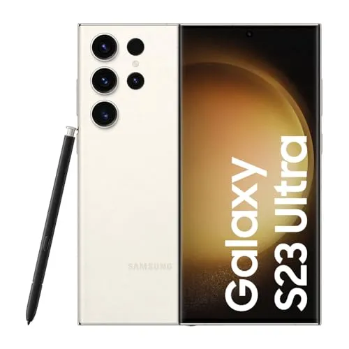 Samsung Galaxy S23 Ultra - 256 GB, Cream, 200 Mpx, 5G - Smartphone mit 6.80" Display, beeindruckender 200 Mpx Kamera und SIM + eSIM für grenzenlose Konnektivität.