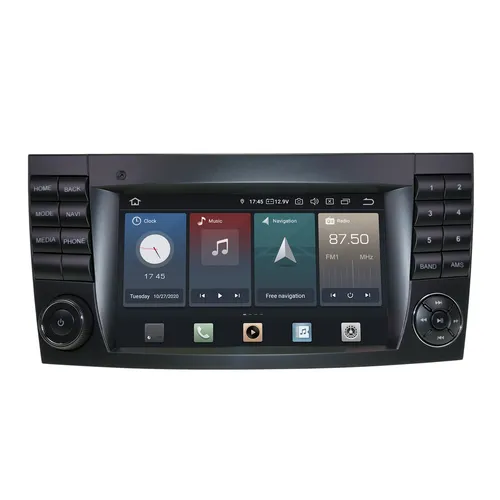 7" Touchscreen Android Autoradio für Benz E W211 CLS W219 - Einbau-Navigationsgerät mit GPS Navigation und CarPlay, perfektes Upgrade für Ihr Fahrzeug mit modernster Technologie.