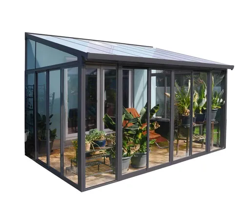 Palram - Canopia Aluminium Kaltwintergarten Sanremo Anthrazit 277x435x310 cm