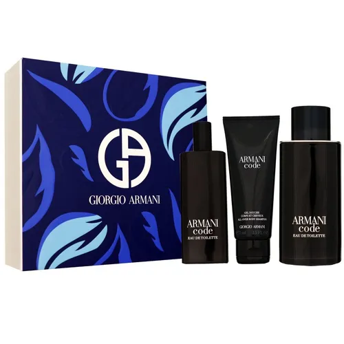 Armani Code Geschenkset - Parfüm-Geschenksets für Herren, enthält Eau de Toilette und Duschgel, ideal für den kraftvollen und dynamischen Mann.