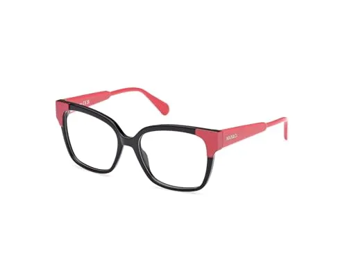 MAX&Co. Brillengestell (Model MO5116) für Damen, Rund, gefertigt aus Kunststoff (inklusive Brillentasche)