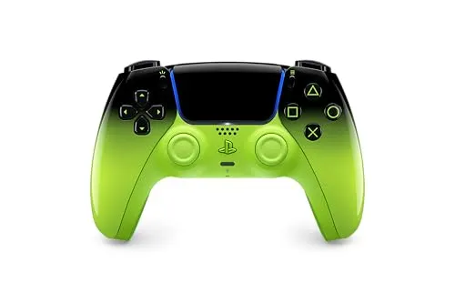 Sony PlayStation 5 DualSense Controller Remix Green - Erlebe Gaming neu mit dem kabellosen Sony PlayStation 5 DualSense Controller Remix Green. Haptisches Feedback und dynamische Trigger-Effekte sorgen für ein immersives Spielerlebnis, während die kabellose Freiheit maximale Beweglichkeit bietet.