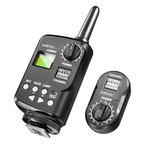 Walimex pro Blitz-Funkauslöser-Set für Operator USB Plus - Kabelloser Fernauslöser für Kompakt- und Studioblitze mit USB-Anschluss. 16 Kommunikationskanäle, Reichweite bis 50 Meter und hohe Synchronisationsrate für kreative Fotografie.