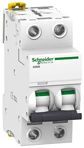 iC60N 2P 25A D Schalter - Hochwertiger elektrischer Schalter, einfach zu bedienen und zu installieren. Ideal für den professionellen Einsatz mit geprüfter Qualität aus Frankreich.