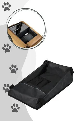 Croozer Packfach für Dog Enna Moonlight black - Fahrradanhänger mit zusätzlichem Stauraum für Napf, Leine & Co. – verstellbar für optimale Erreichbarkeit und einfach zu montieren, bleibt dauerhaft im Innenraum montiert.