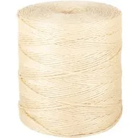 vidaXL Seil 100% Sisal 2 mm 300 m - Basteln: Langlebiges und vielseitiges Sisalseil, ideal für DIY-Projekte, Gartenarbeit und Dekoration, mit hoher Reiß- und Abriebfestigkeit für zahlreiche Anwendungen.