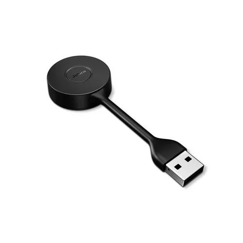 JABRA Link 400a USB-A DECT Dongle - WLAN-Zubehör für JABRA Engage Headsets, bietet eine beeindruckende Funkreichweite von bis zu 150 Metern für flexible Nutzung im Büro.
