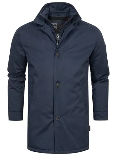 Indicode Sommerjacke INOklaho, Navy - Jacke für den Sommer 2024/2025, aus leichtem und atmungsaktivem Material, ideal für lässige Outfits und entspannte Tage.
