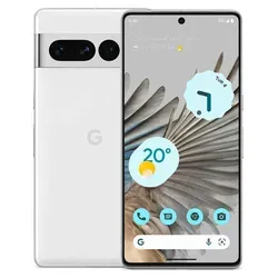 Google Pixel 7 Pro Smartphone 128GB 5G - Snow Weiß - Handy ohne Vertrag mit 5-fach-Teleobjektiv, 30-fachem Zoom und einem adaptiven Akku, der über 24 Stunden hält – ideal für Foto-Enthusiasten!