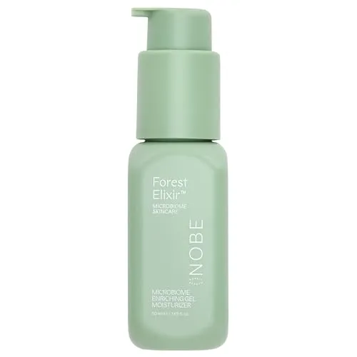 NOBE Forest Elixir Gel Moisturizer – Ecocert-zertifizierte Gesichtscreme für alle Hauttypen - Feuchtigkeitsspendende Gel-Creme mit 99,28 % natürlichen Inhaltsstoffen. Schnell einziehend, ideal für die tägliche Pflege und Unterstützung der natürlichen Hautbalance.