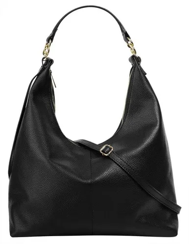Samantha Look Shopper Echt Leder Damen | Elegantes Design mit Smartphonefach - Damen-Shopper aus 100% feinstem Rindleder, Made in Italy. Praktisches Smartphonefach und stilvolles Design für jeden Anlass.