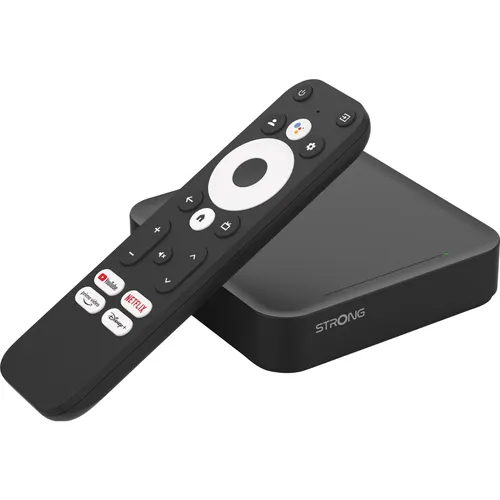 STRONG LEAP-S3 Google TV-Box - 4K UHD Streaming mit Android 11, Dolby Vision, Bluetooth-Sprachfernbedienung und Google Assistant