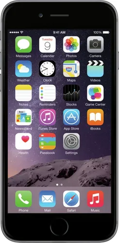 Apple iPhone 6 64GB grau Smartphone - Handy mit 4,7 Zoll Retina HD Display und leistungsstarkem A8 Chip. Genießen Sie eine beeindruckende Kamera mit 8 MP und 1080p HD Videoaufnahme, alles in einem eleganten, dünnen Design.