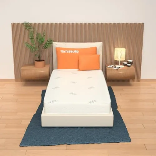 MiaSuite Matratze 80x180 cm - Silver Waterfoam - Orthopädische Matratze mit 16 cm Höhe, aus unverformbarem Waterfoam für optimalen Liegekomfort und gesunde Erholung, ideal für jedes Schlafzimmer.