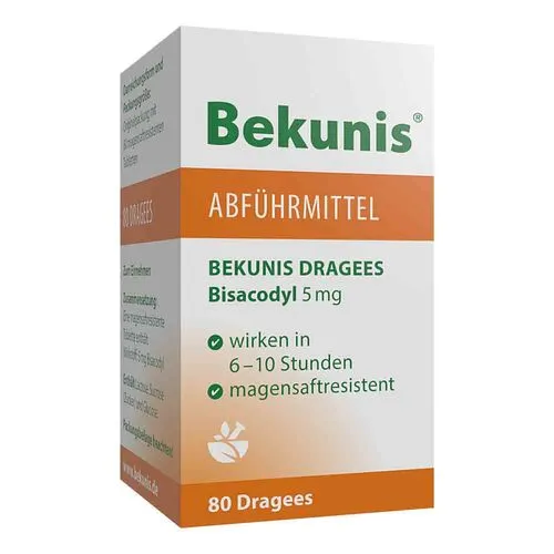 Bekunis Abführ Dragees Bisacodyl 5 mg 80 St