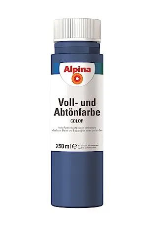 Alpina COLOR Voll- und Abtönfarbe Mystery Blue 250ml seidenmatt