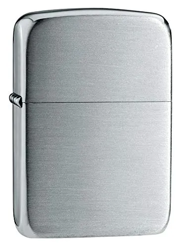 Zippo Feuerzeug Sterling Silver Satin 24 - Haushaltswaren, edles Design aus Sterling Silver mit robustem Messinggehäuse, perfekt als Geschenk in umweltfreundlicher Verpackung.