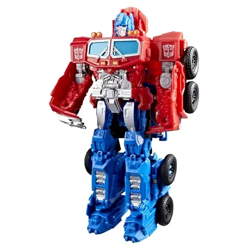 Transformers Smash Changers Optimus Prime Action-Figur - Verwandle die 22,5 cm große Optimus Prime Figur in 3 einfachen Schritten vom Truck in einen Roboter! Actionreicher 2-in-1 Spielspaß für Kinder ab 6 Jahren – ideal für aufregende Abenteuer und Battles!
