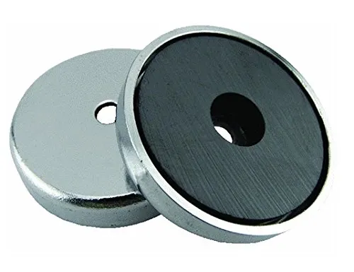 Rundmagnet 36 x 7 mm bis 7,2 kg Power Magnet rund super-stark verchromt