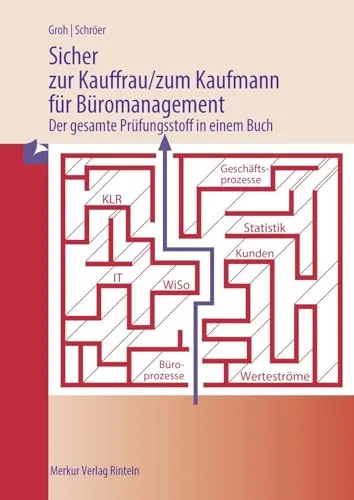 Sicher zur Kauffrau/zum Kaufmann für Büromanagement - Umfassendes Lehrbuch für die Prüfungsvorbereitung, ideal strukturiert und leicht verständlich, um den Prüfungsstoff effektiv zu lernen und zu meistern! Perfekt für alle angehenden Kaufleute im Büromanagement.
