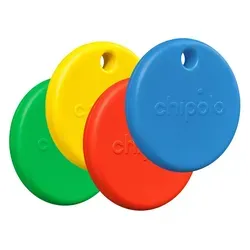 Chipolo Pop schwarz - Der smarte Tracker für dein Smartphone - Handy-Gadget mit Trennungsbenachrichtigung und Kamera-Fernauslöser, ideal für stressfreies Suchen und Fotos machen.