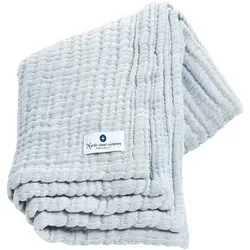 Musselindecke Baby Nordic Coast - Puckdecke für Neugeborene - Baby Pucktücher: Atmungsaktive Musselindecke, ideal als Zudecke im Kinderwagen, pflegeleicht und vielseitig einsetzbar - perfekt für die ersten Monate.