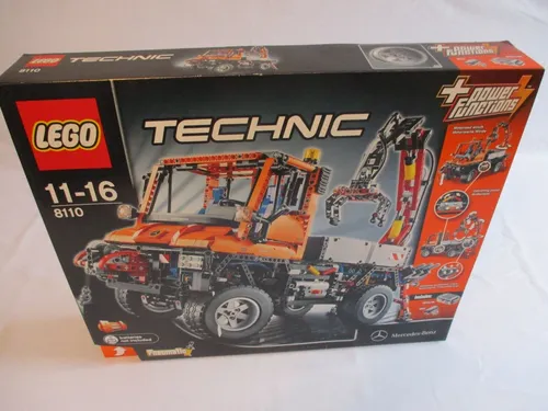 Lego Technik Mercedes Benz Unimog Nr.8110 - LEGO (R) Komplette Sets & Packs, faszinierendes Technik-Set für Fahrzeugliebhaber, detailgetreue Nachbildung des Mercedes-Benz Unimog U 400, ideal für kreative Bauprojekte.