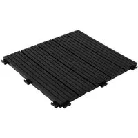 Karat Klickfliese Claire - Wetterbeständige Terrassenfliese - Grau 30 x 30 cm