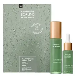ANNEMARIE BÖRLIND NATUROYALE Geschenkset mit Nara Ölen - Entdecken Sie das ANNEMARIE BÖRLIND NATUROYALE Geschenkset mit Nara Body Oil (50 ml) und Nara Facial Oil (30 ml). Ideal für eine harmonische Pflege mit hochwertigen Inhaltsstoffen und ansprechender Verpackung.