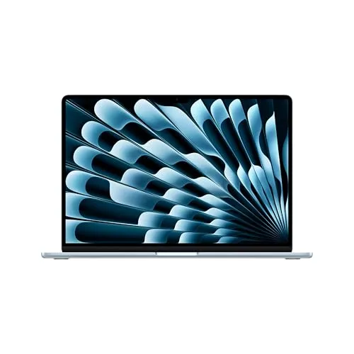 MacBook Air 15.3" mit M4 - 16GB RAM, 256GB SSD in Sky Blue - Laptops mit 10-Core CPU & GPU, beeindruckendem Liquid Retina Display und modernster Konnektivität - ideal für kreative Profis und Technikliebhaber.