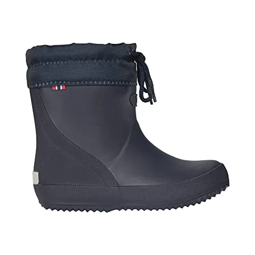 Viking Alv Indie Warm Gummistiefel für Kinder - Navy - Kinder Stiefel mit wärmendem Wollfutter und wasserdichter Naturkautschuk-Mischung, ideal für kaltes und nasses Wetter. Extra warme Innensohle für kuschelige Füße.