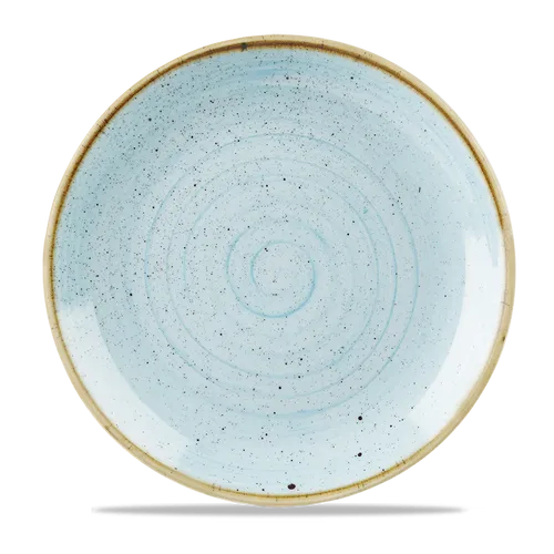 Churchill STONECAST Coupe Plate Duck Egg Blue Teller Porzellan 26 cm blau