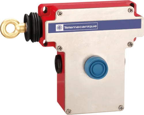 Telemechanique Sensors Seilzug-Notschalter XY2CE2A250 IP66 rot - Steckverbinder Zubehör, robuster Seilzug-Notschalter mit IP66 Schutz für zuverlässige Sicherheit in anspruchsvollen Umgebungen.