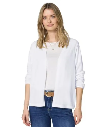 Street One Damen Langarm Jacke in offener Passform - Modische, leichte Langarmjacke für einen lässigen Look. Ideal zum Layering und perfekt für vielseitige Outfits.