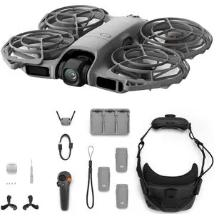 DJI Neo 2 Fly More Combo - Kamera-Drohne mit 49GB - Erlebe die DJI Neo 2 Fly More Combo: 4K HD Video, 19 Minuten Flugzeit, GPS-Navigation und 2000m Steuerreichweite. Ideal für kreative Luftaufnahmen und Abenteuer!