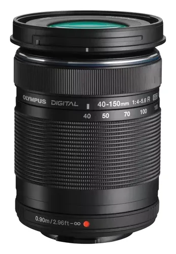 Olympus M.ZUIKO DIGITAL ED 40-150mm F4-5.6 R (Black) - Teleobjektiv für Micro Four Thirds, bietet vielseitigen Zoom von 40-150mm und ist leicht mit nur 190g – ideal für Fotografie unterwegs.