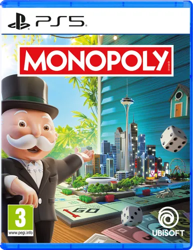 MONOPOLY für Sony PlayStation 5 - Strategie & Spaß für die ganze Familie - PS5-Spiel mit strategischem Gameplay, ideal für unterhaltsame Spielabende mit Freunden und Familie.
