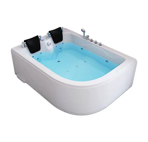 Home Deluxe Whirlpool Blue Ocean XL, Anschlag rechts - Sanitäranlagen & Zubehör – Entspannen Sie im geräumigen Whirlpool Blue Ocean XL und genießen Sie luxuriöse Wellness-Momente in Ihrem Zuhause.