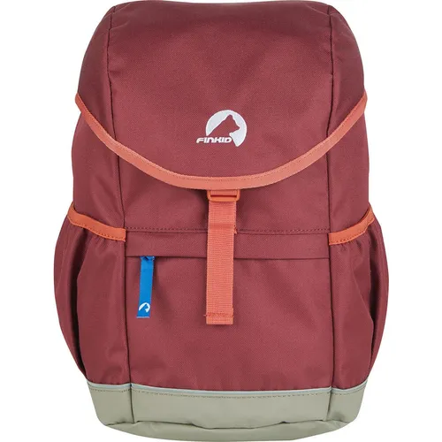 Finkid Kinder Reppu Rucksack - Beet red-Chili, ONE Size - Kinderrucksack mit wasserfestem Boden und integrierter Sitzunterlage, ideal für Abenteuer und Ausflüge. Maße: 24 x 36 x 14 cm.