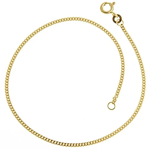 Panzerkette Armband aus 333er Gold - 17cm - Elegantes Panzerkette Armband aus 333er Gold, 1,2mm breit. Ideal als Geschenk, inklusive stilvoller Geschenkverpackung. Perfekt für jeden Anlass!