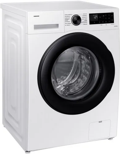 Samsung WW9BCGC04AAEEG Waschmaschine - Freistehende Waschmaschine in elegantem Schwarz mit Energieeffizienzklasse A. Ideal für effektives Waschen und große Wäscheladungen.