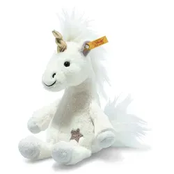 Steiff Unica Schlenker Einhorn 20 cm weiß - Kuscheltiere: Hochwertiges, kuschelweiches Plüschmaterial und flexible Schlenker-Form für kreatives Spiel und Kuschelmomente.
