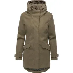Ragwear Damen Winterjacke Petuja Felt in Wollmantel-Optik mit Kapuze - Größe XXL - Stylische Winterjacke in Wollmantel-Optik, ideal für kalte Tage. Der taillierte Schnitt garantiert eine feminine Silhouette, während das wetterfeste Material zuverlässig vor Wind und Nässe schützt. Perfekt für elegante Winterlooks.